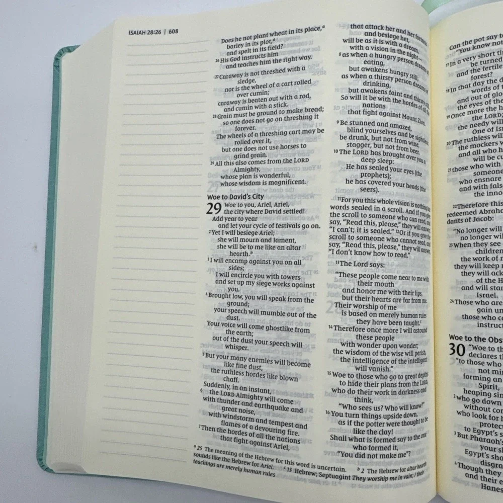 NIV Journaling Bible Double Column  Cloth over Board, Turquoise/Coral New